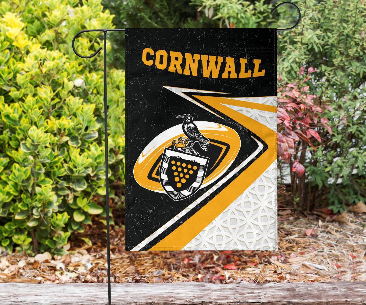 Cornwall Rugby Flag - Celtic Cornwall Rugby Ball - Vibe Hoodie Shop