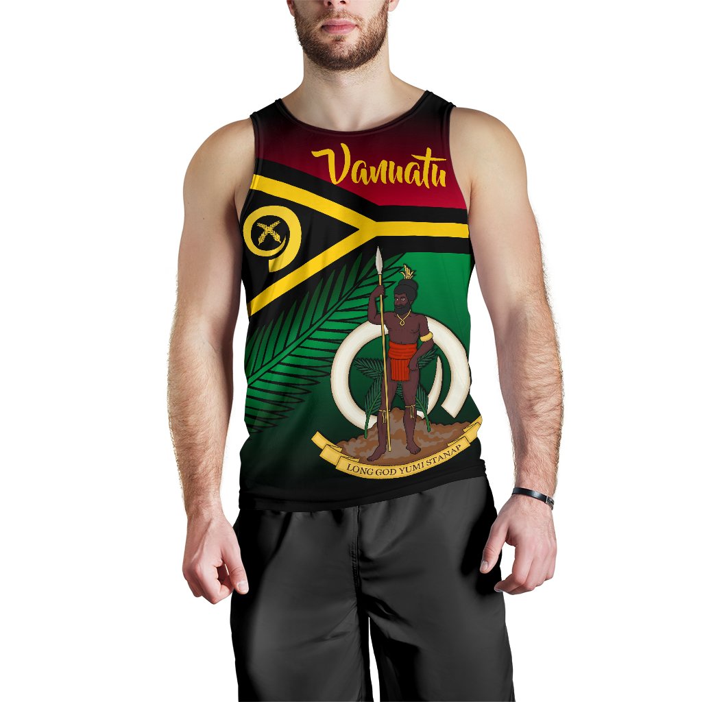 Vanuatu Rugby Men Tank Top Proud Vibes - Vibe Hoodie Shop