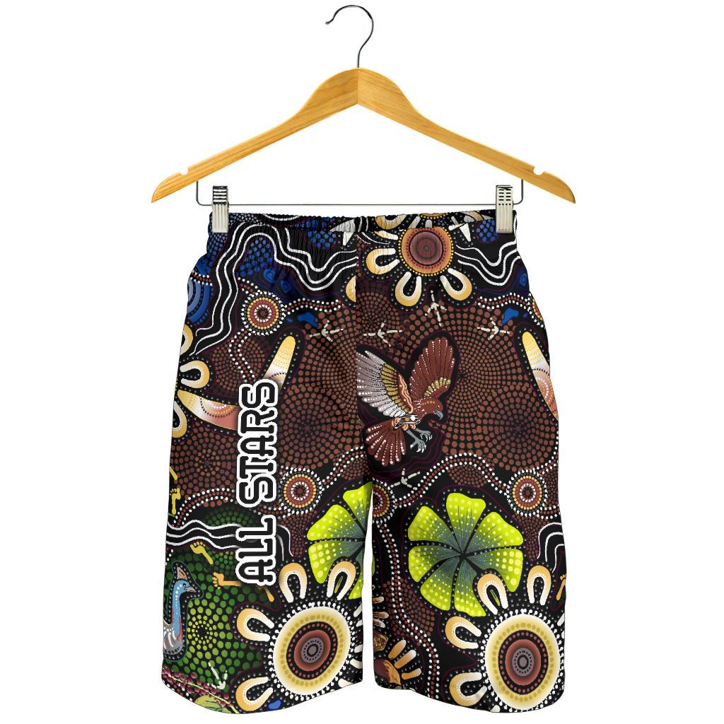 Indigenous Men Shorts All Stars Ethnic Style - Vibe Hoodie Shop