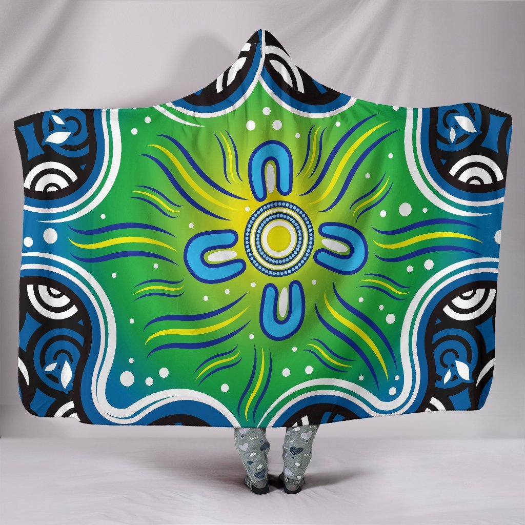 aboriginal-hooded-blanket-indegenous-dot-painting-art