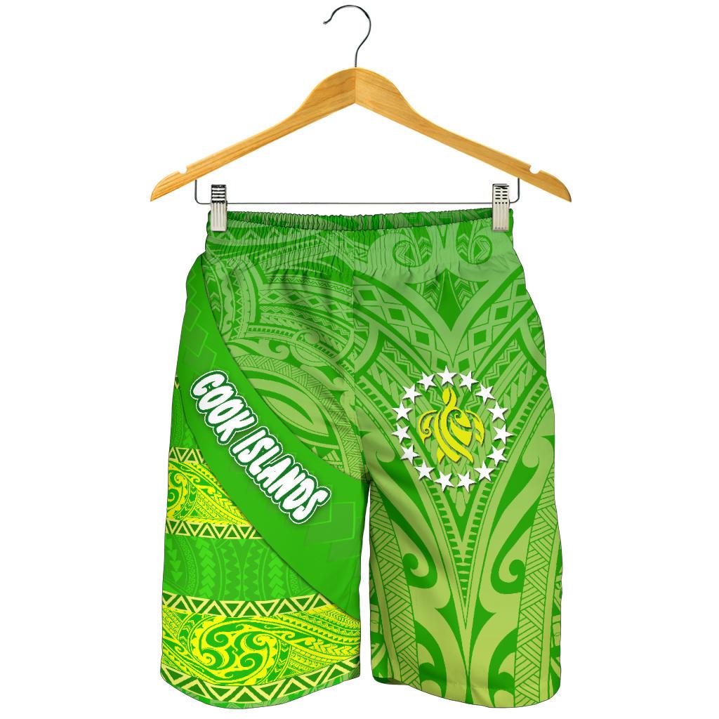 Cook Islands Men Shorts Polynesian Victorian Vibes - Vibe Hoodie Shop