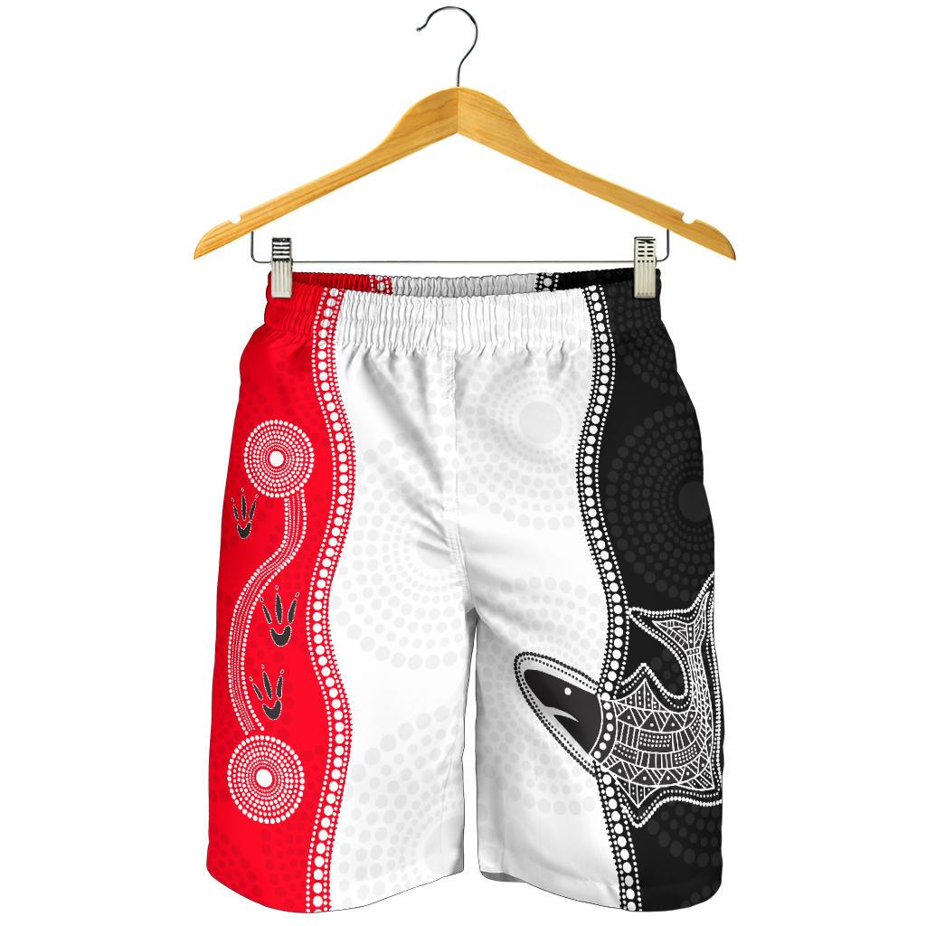 ST Kilda All Over Print Men's Shorts Aboriginal - Vibe Hoodie Shop