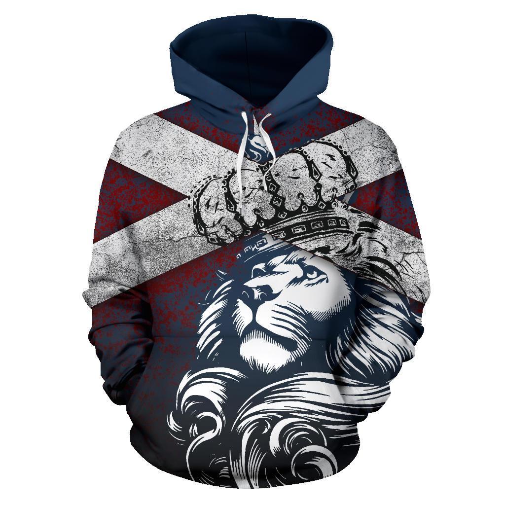 Lion Scotland All Over Hoodie - Lord Style - Vibe Hoodie Shop