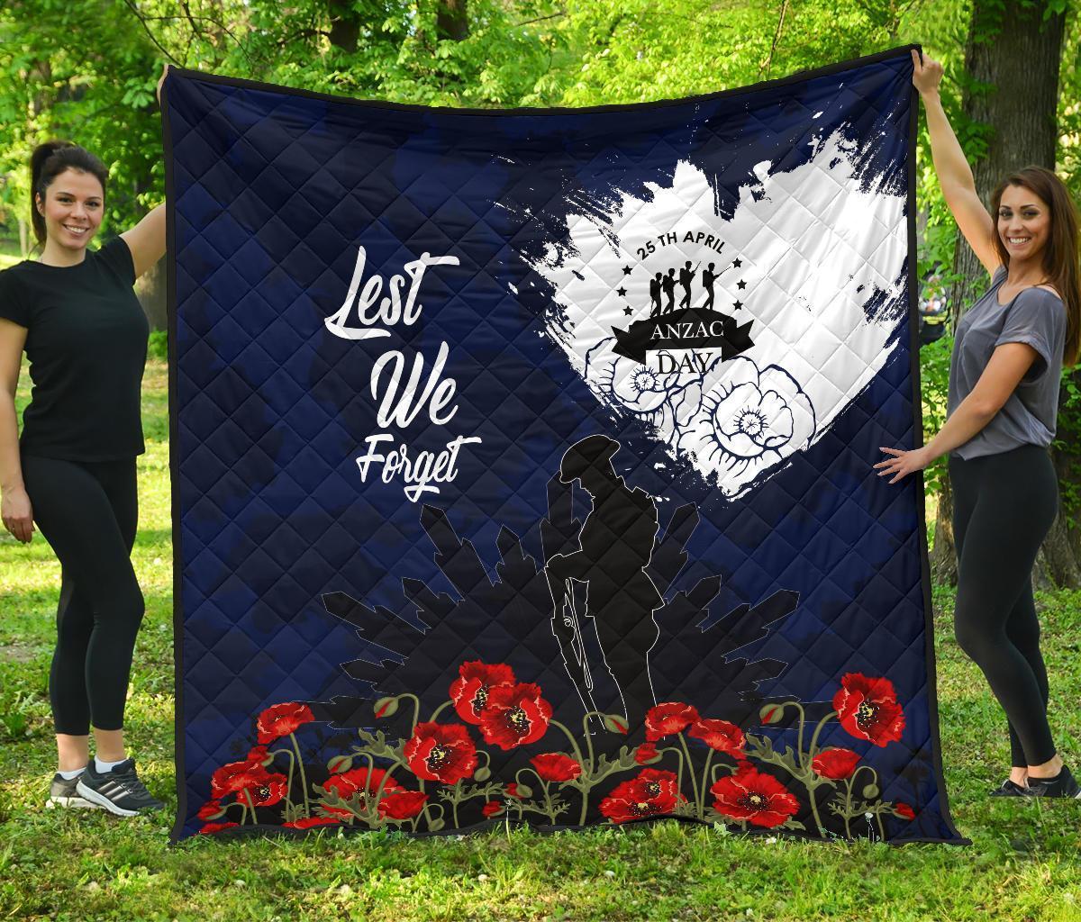 ANZAC Day Premium Quilt - Australia ANZAC Day 2021 - Vibe Hoodie Shop