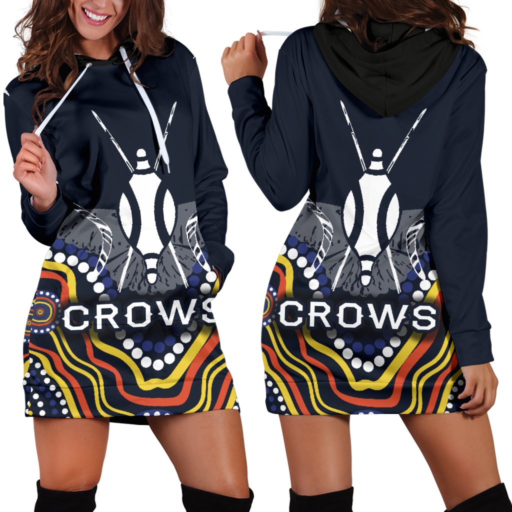 Adelaide Women Hoodie Dress Special Crows - Vibe Hoodie Shop