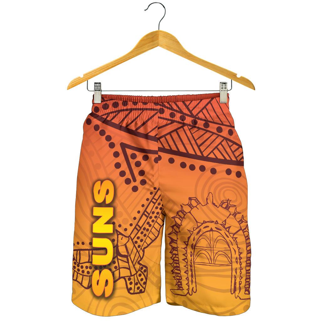 Gold Coast Men Shorts Suns Simple Indigenous - Vibe Hoodie Shop