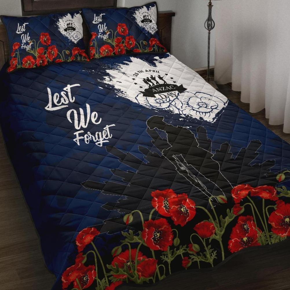 ANZAC Day Quilt Bed Set - Australia ANZAC Day 2021 - Vibe Hoodie Shop