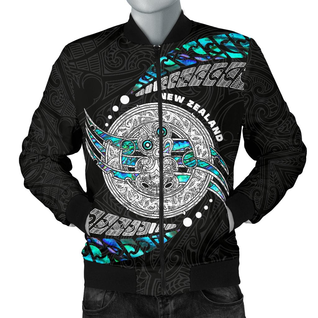 Maori New Zealand Men's Bomber Jacket Hei Tiki Sport Style - Vibe Hoodie Shop