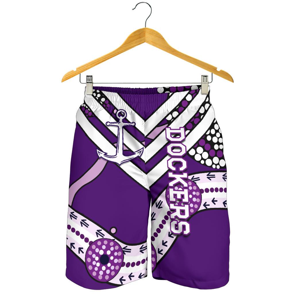 Dockers Men Shorts Indigenous Fremantle - Freo - Vibe Hoodie Shop