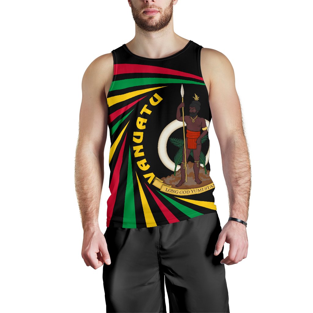 Vanuatu Rugby Men Tank Top Creative Style - Vibe Hoodie Shop