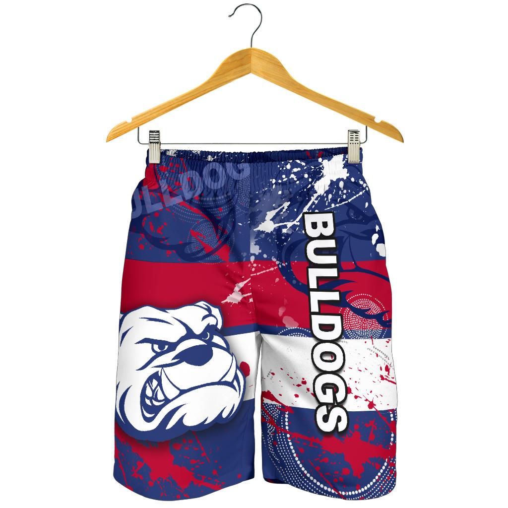 Western Bulldogs All Over Print Men's Shorts - Vibe Hoodie Shop