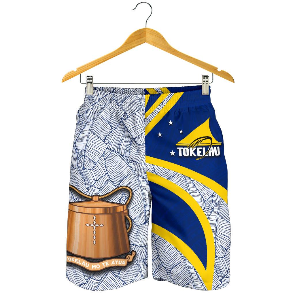 Tokelau Rugby All Over Print Men's Shorts Polynesian - Vibe Hoodie Shop