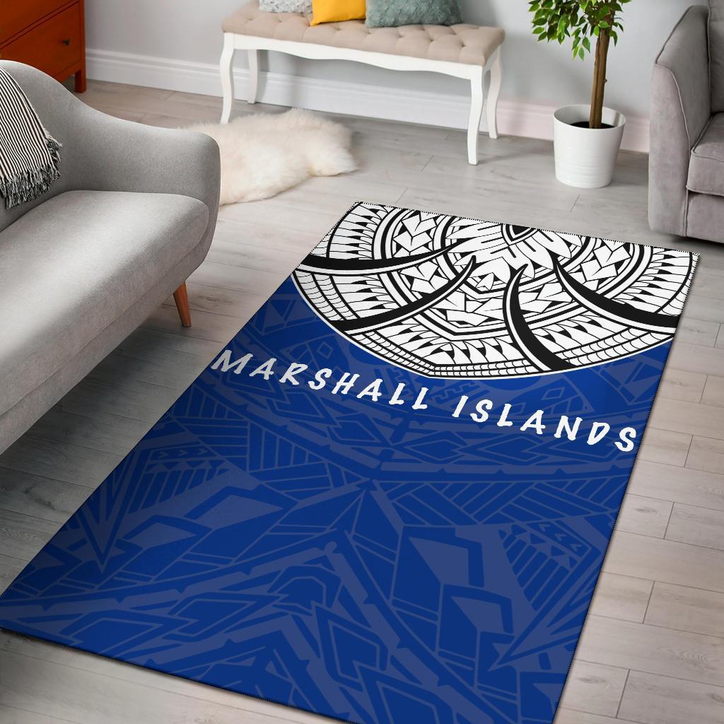 Marshall Islands Area Rug - Ginger Lei Pattern - Vibe Hoodie Shop