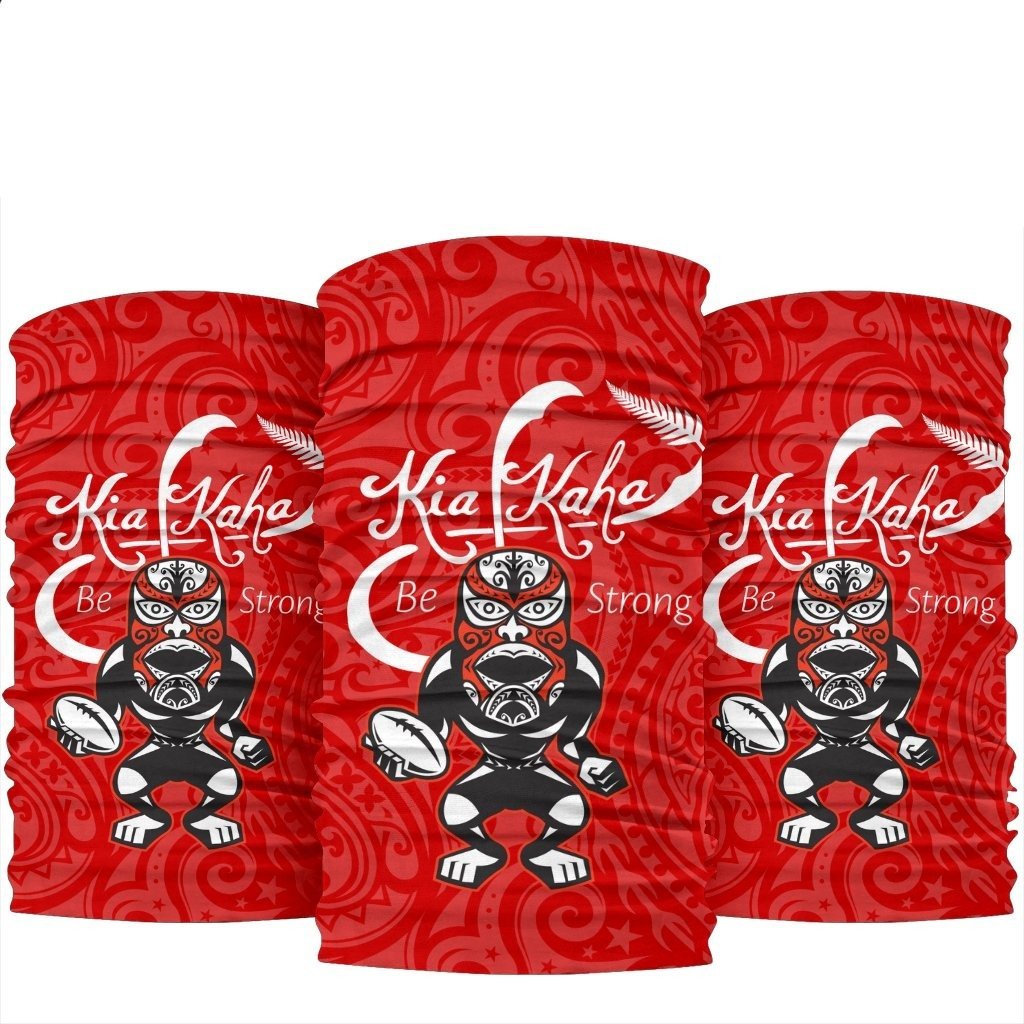 New Zealand Bandana Rugby Kia Kaha Be Strong Red - Vibe Hoodie Shop