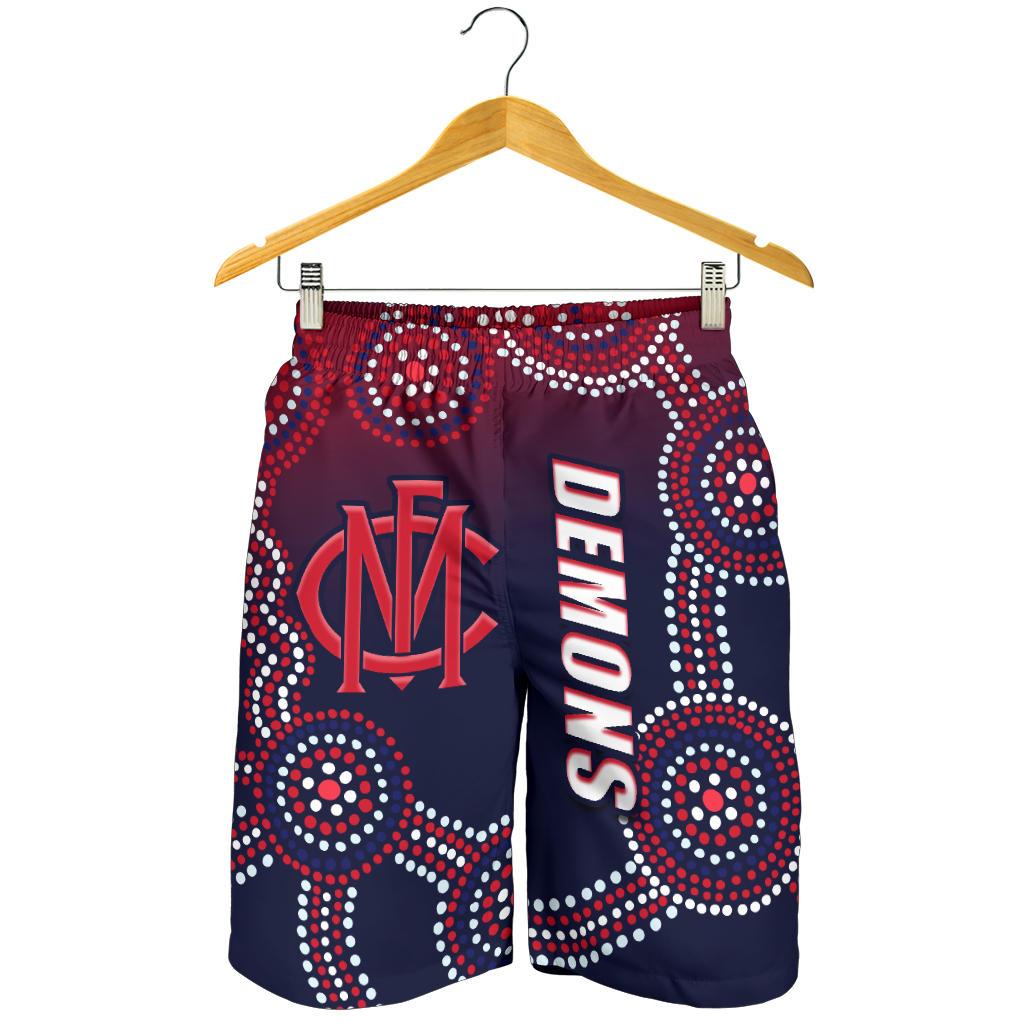 Demons Indigenous Men Shorts Melbourne Fancy - Vibe Hoodie Shop