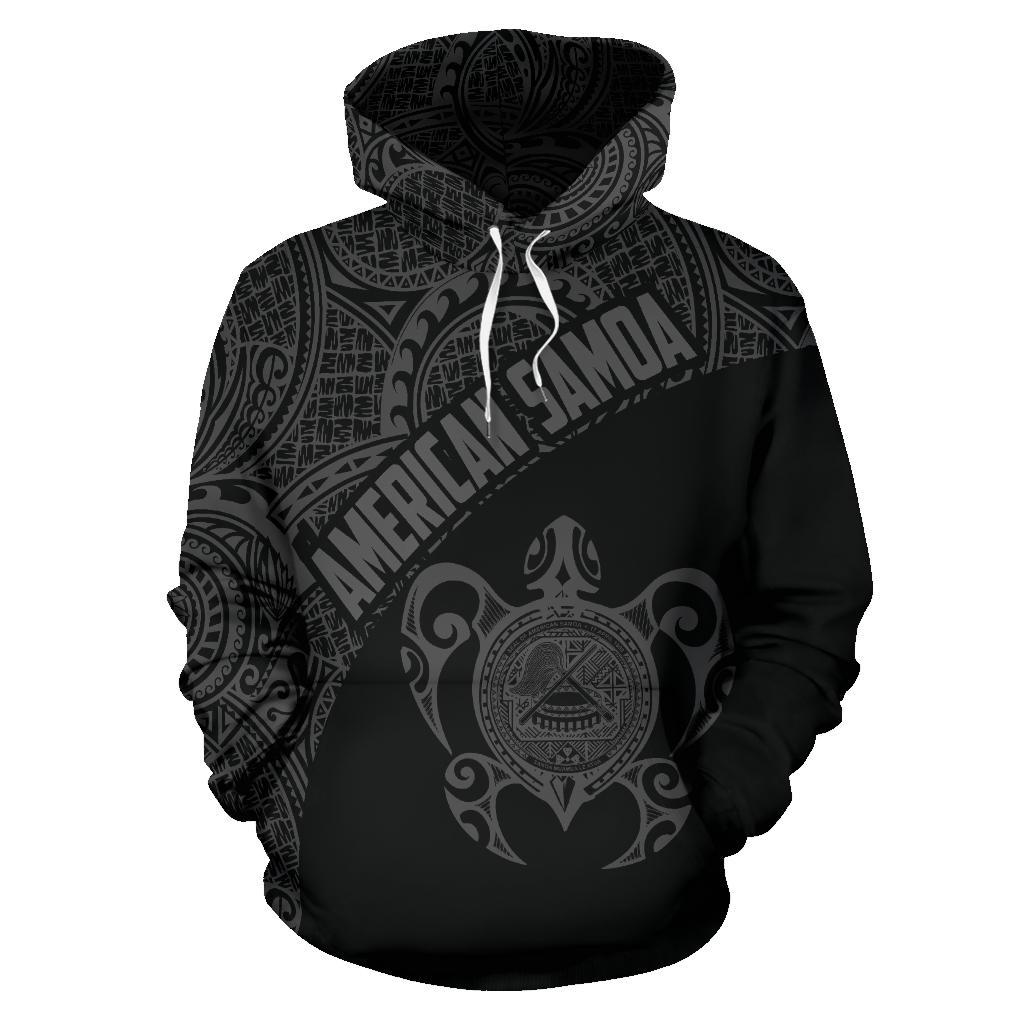 American Samoa Polynesian Hoodie Coat Of Arms In Turtle 01 - Vibe Hoodie Shop