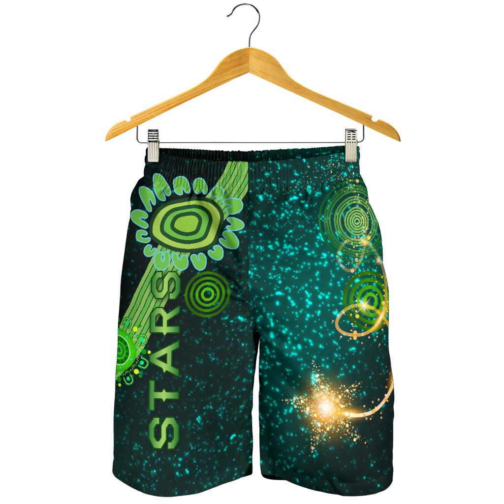 Melbourne Galaxy Men Shorts Stars Indigenous - Vibe Hoodie Shop