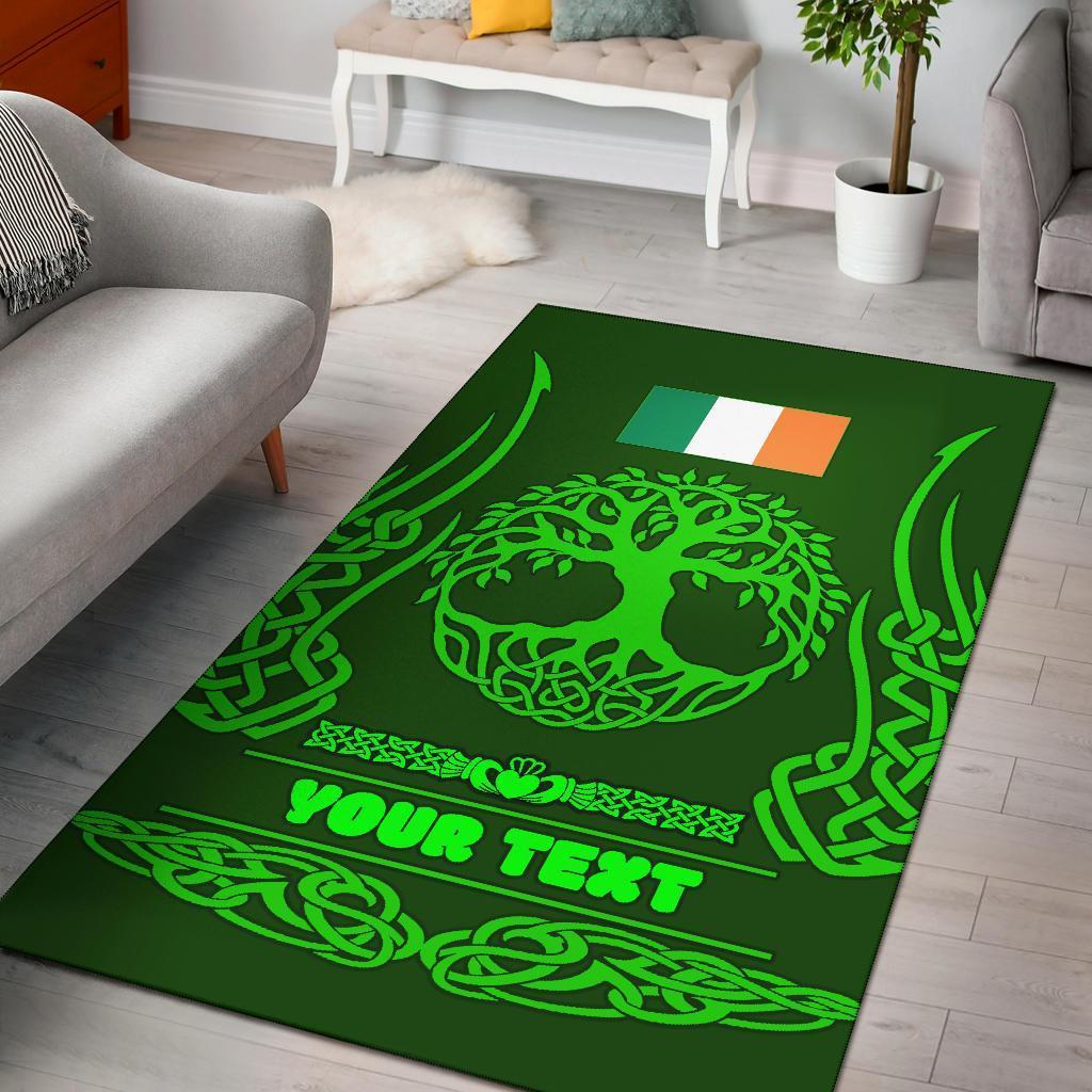 Ireland Celtic Personalised Area Rug - Symbol of Celtic - Vibe Hoodie Shop