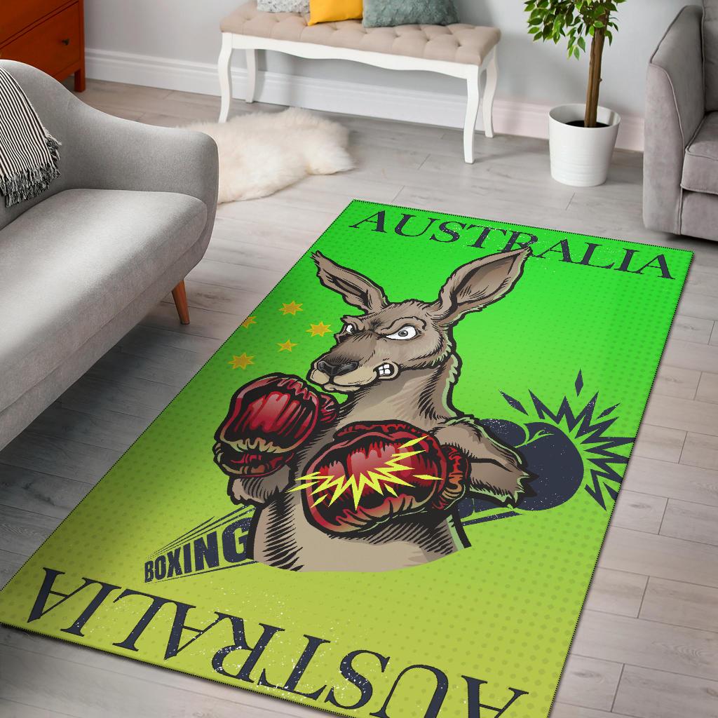 Area Rug - Kangaroo Boxing - Vibe Hoodie Shop