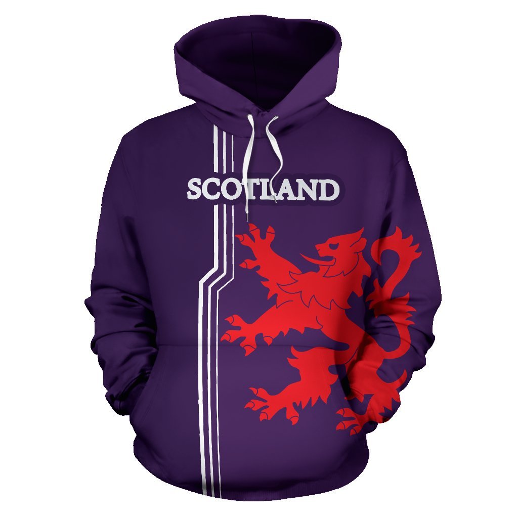 Scotland Hoodie Lion And Thistle - Sports Style - Vibe Hoodie Shop