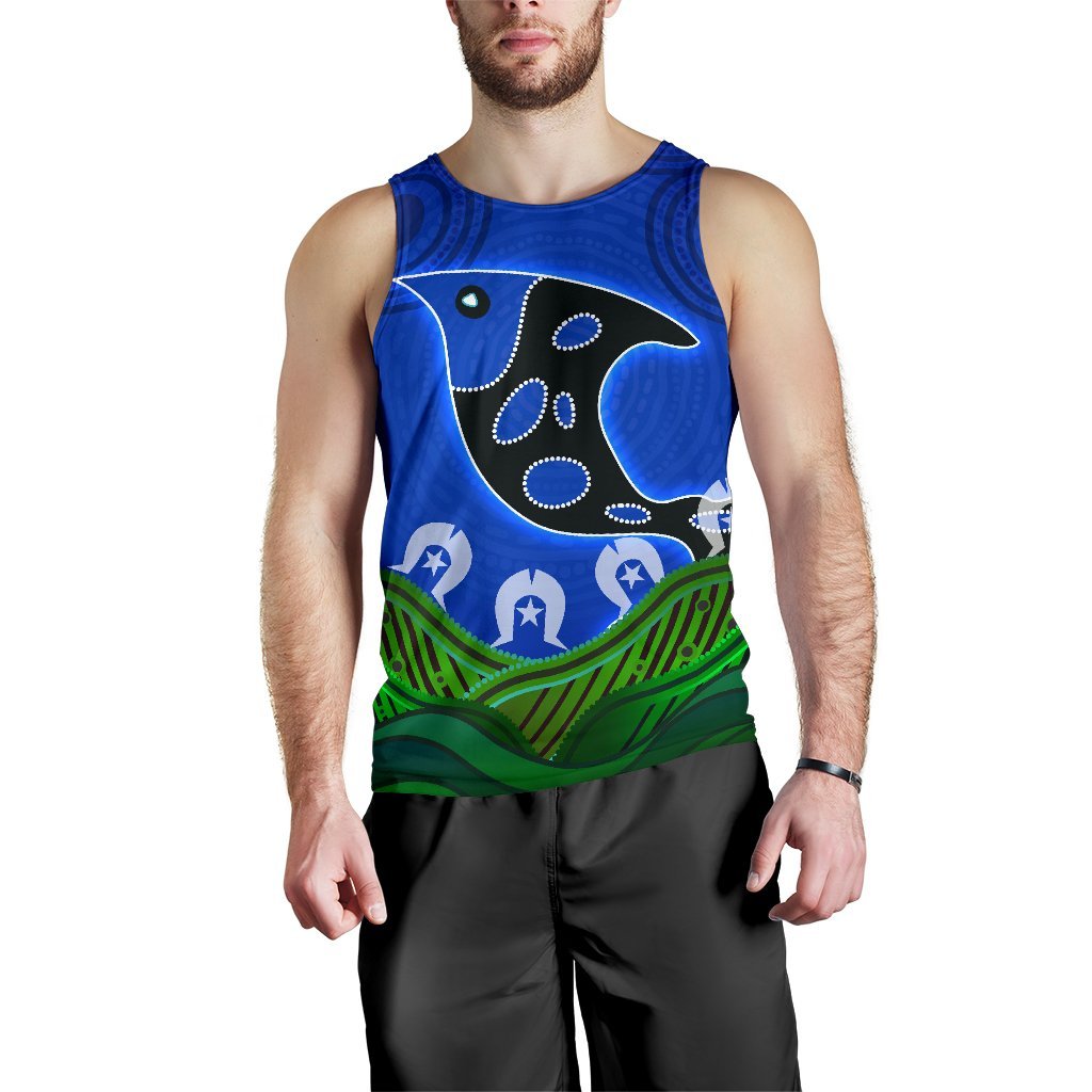 Men's Tank Top - Torres Strait Dot Patterns - Vibe Hoodie Shop