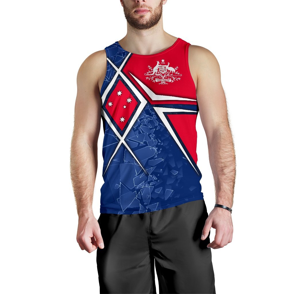 Men's Tank Top - Aussie Flag - Vibe Hoodie Shop