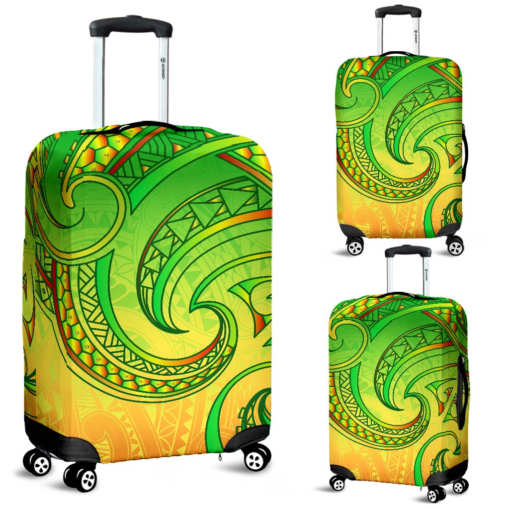 New Zealand Maori Mangopare Luggage Covers Polynesian - Rasta - Vibe Hoodie Shop