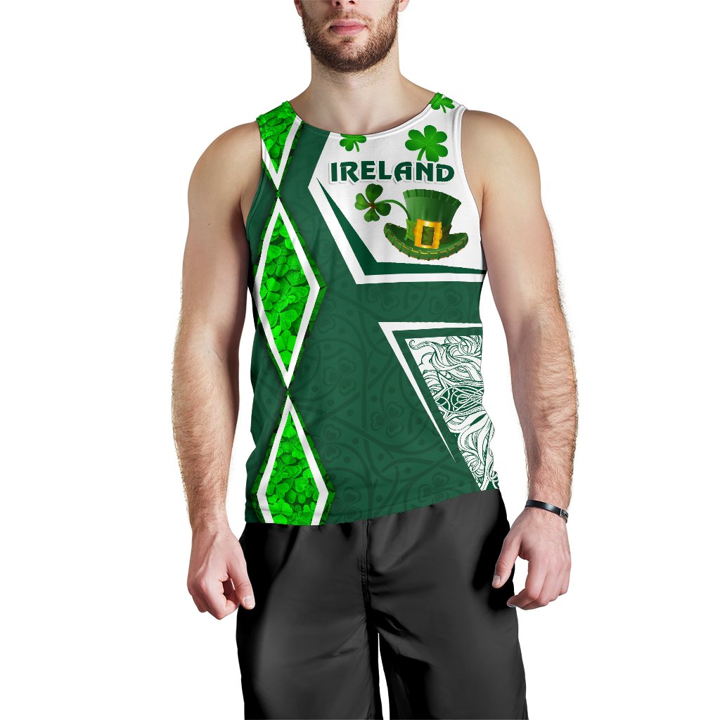 Ireland Men Tank Top Irish Saint Patrick Day Unique Vibes - Vibe Hoodie Shop