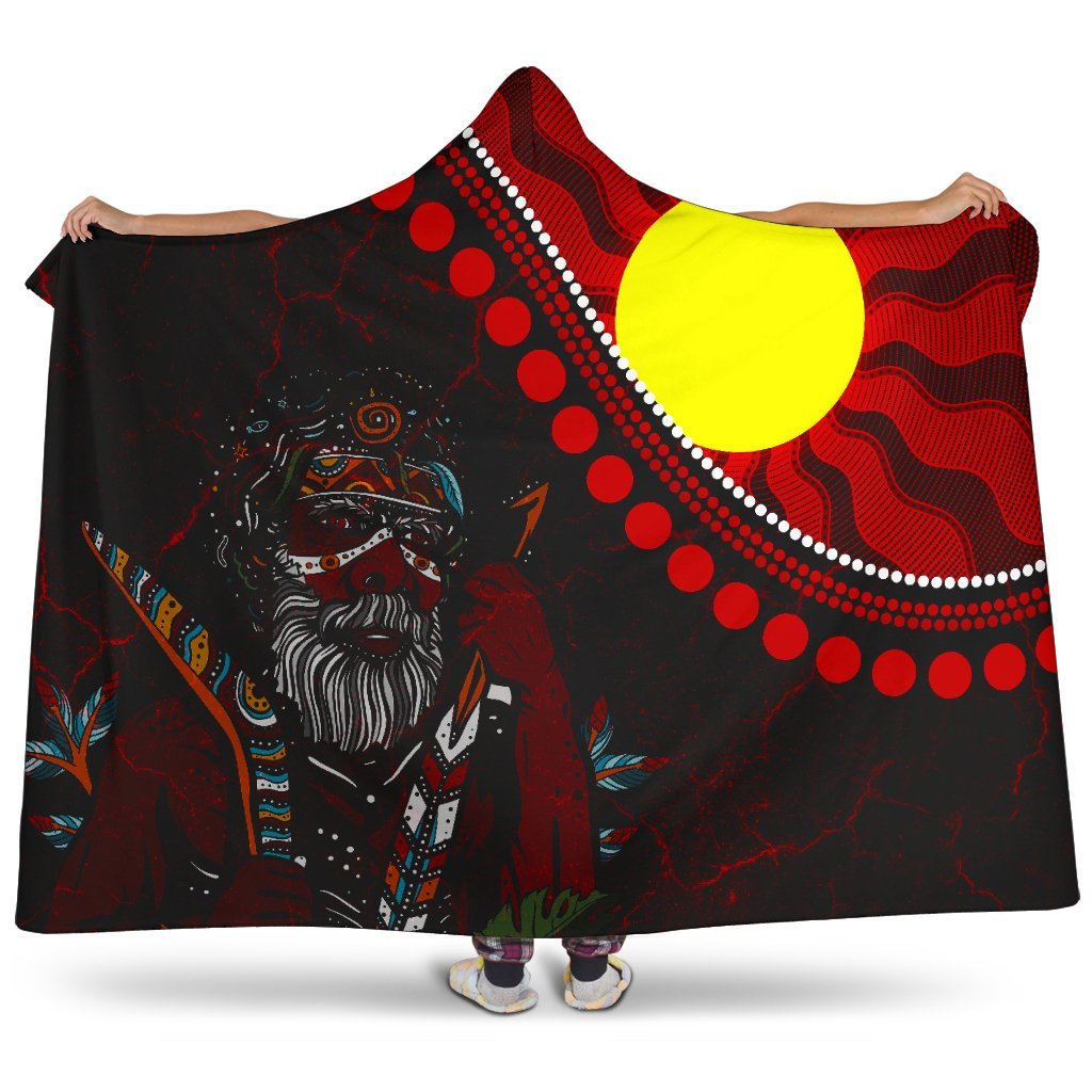 aboriginal-hooded-blanket-indigenous-people-and-sun