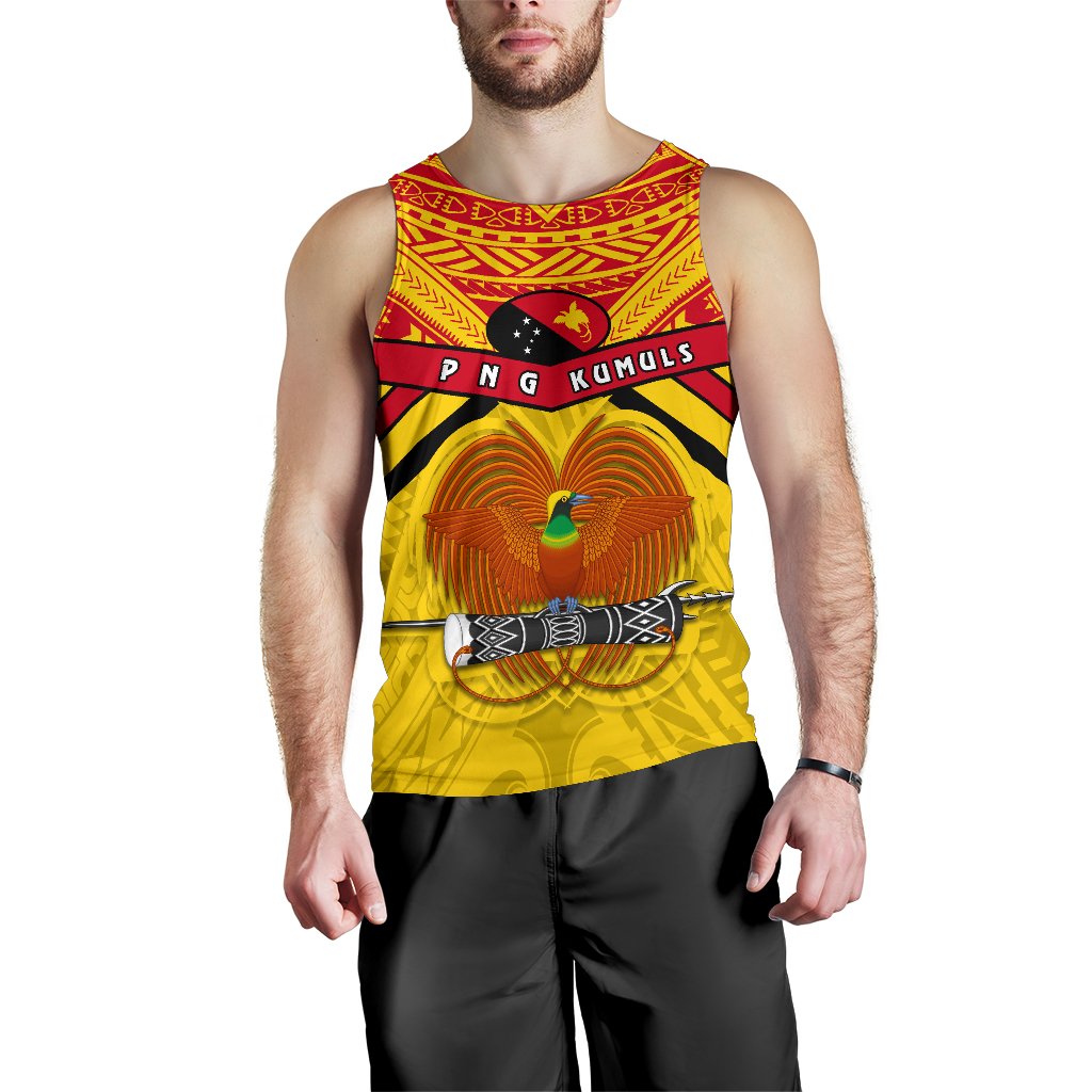 Papua New Guinea Rugby Men Tank Top PNG - The Kumuls - Vibe Hoodie Shop