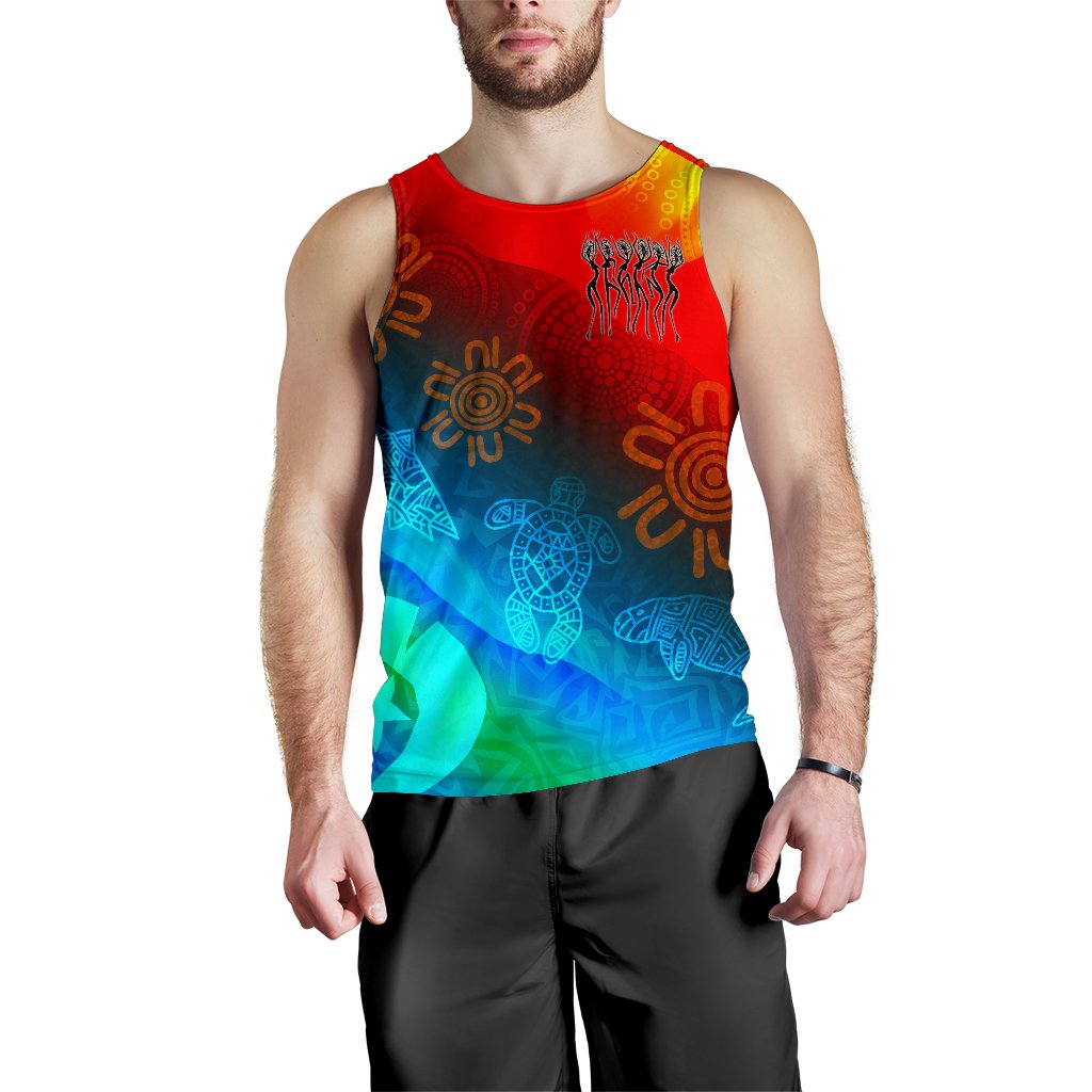 NAIDOC Men's Tank Top - Proud To Be - Vibe Hoodie Shop