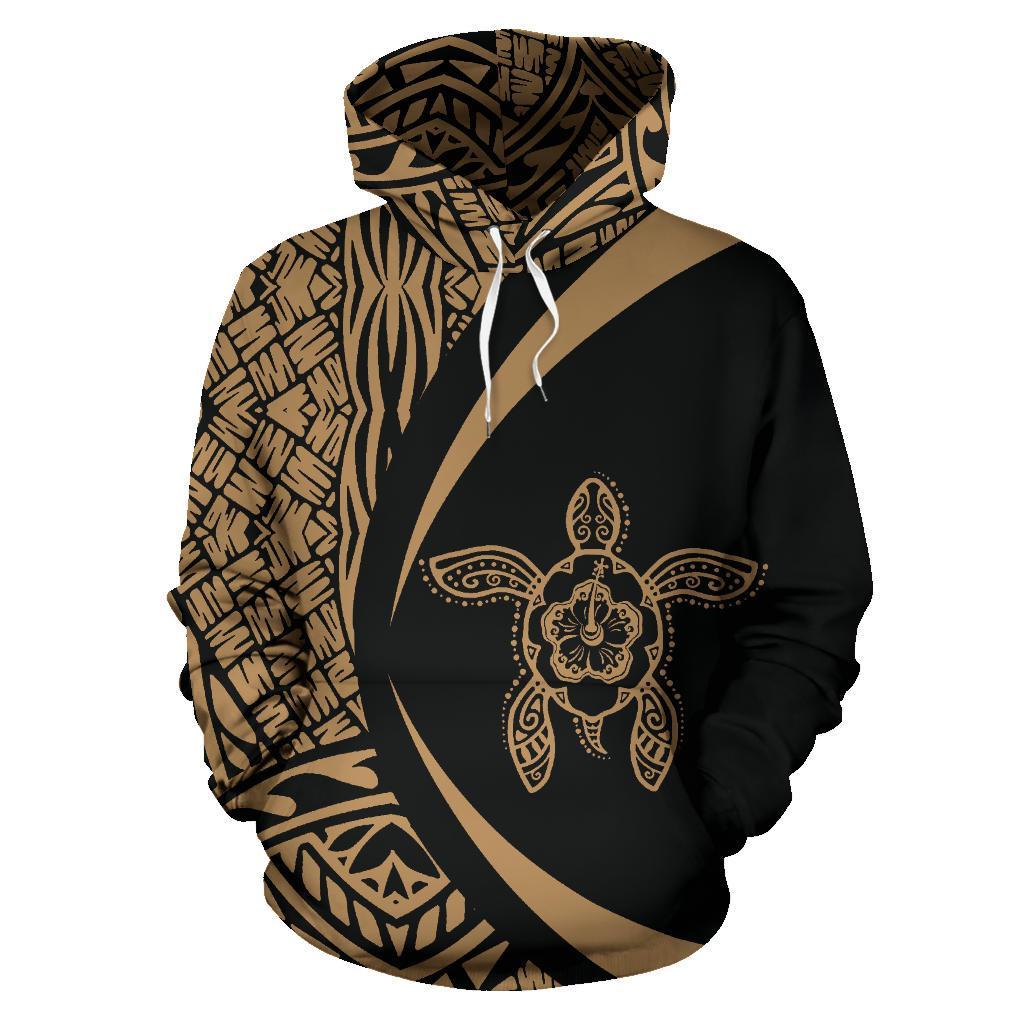 Marshall Islands Turtle Polynesian Hoodie - Circle Style 01 - Vibe Hoodie Shop