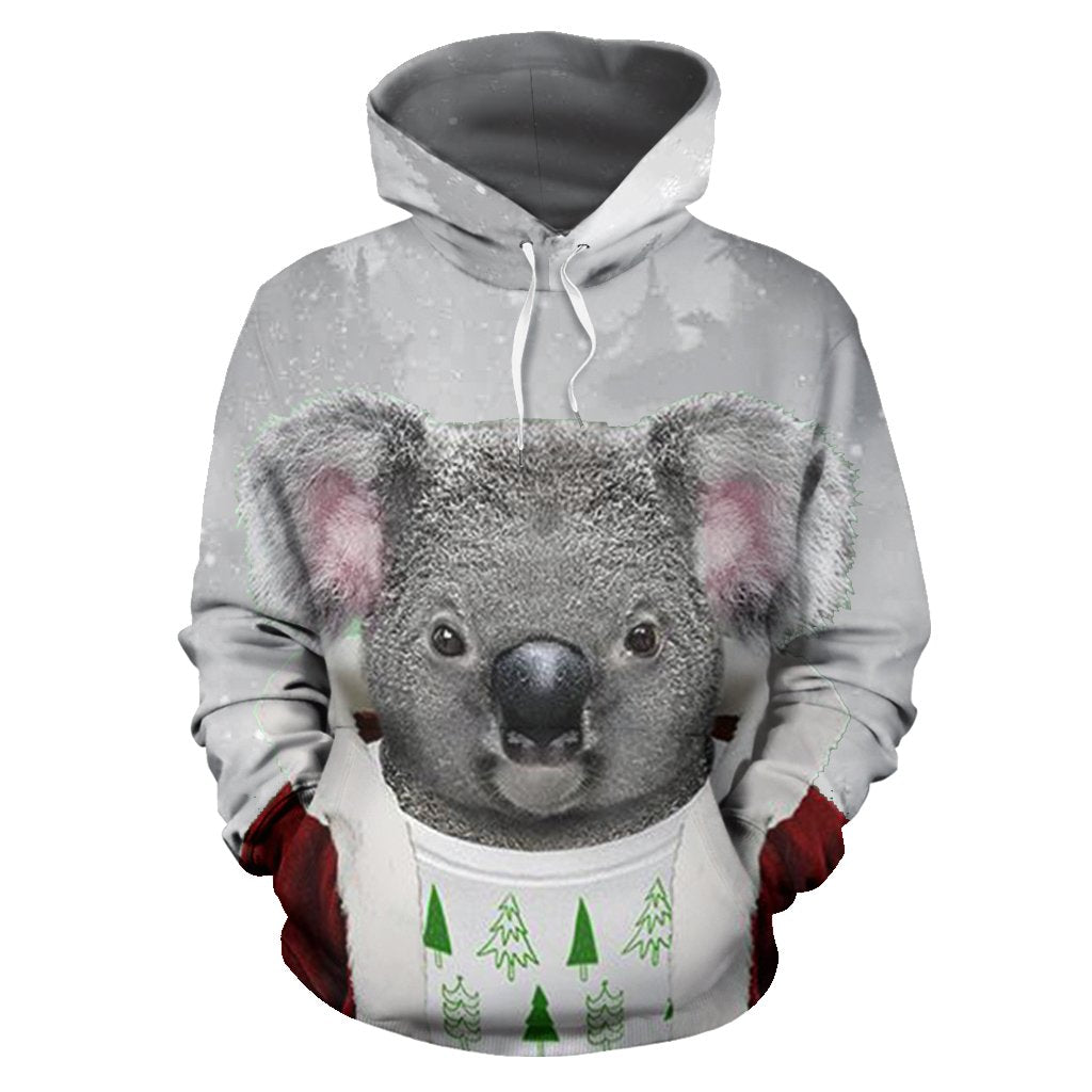 Australia Christmas Hoodie - Koala Hoodie Merry Christmas - All Over Print - Unisex - Vibe Hoodie Shop