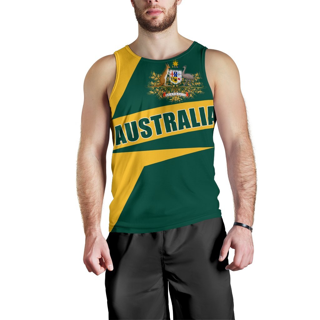 Men's Tank Top - Australian's Pride Ver02 - Vibe Hoodie Shop