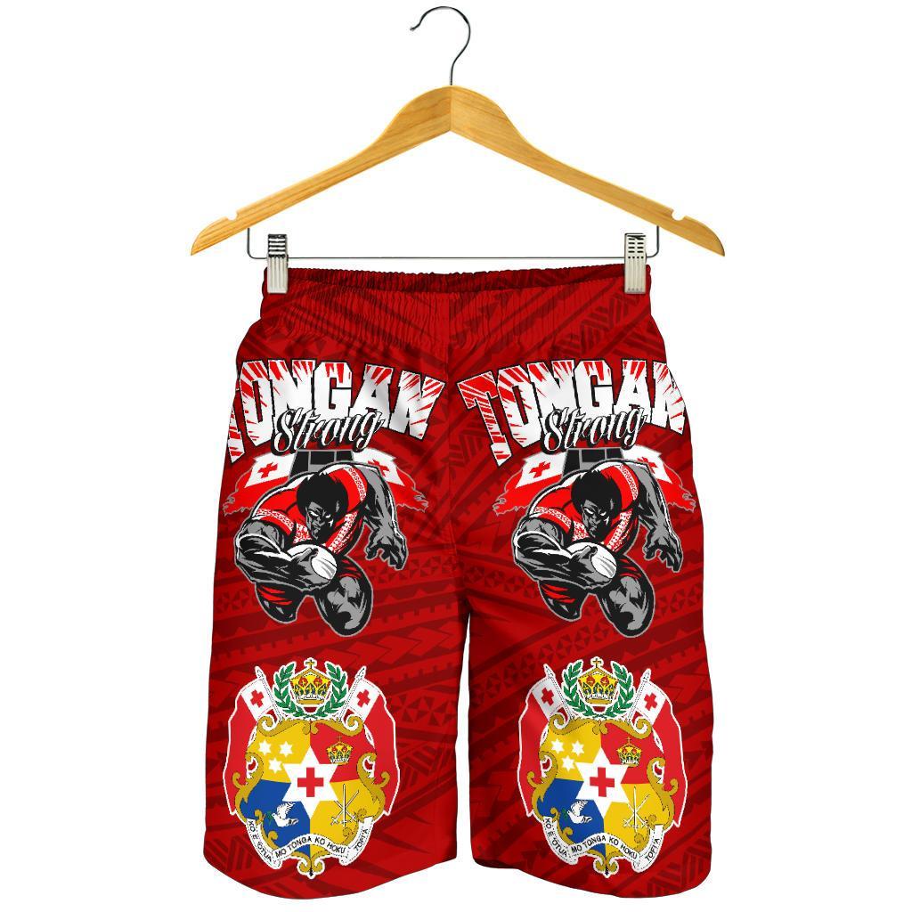 Tongan Strong Polynesian Tattoo Shorts - Vibe Hoodie Shop