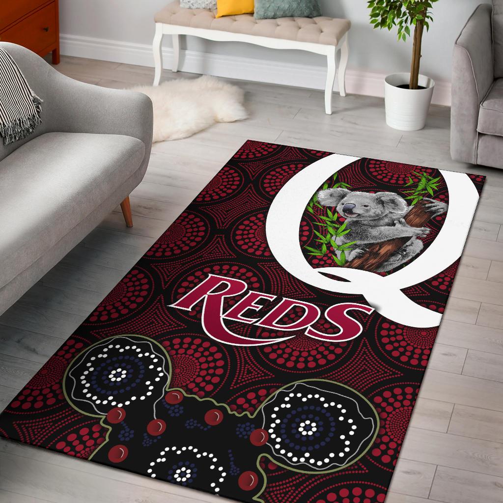 Queensland Area Rug Reds Rugby - Koala - Vibe Hoodie Shop