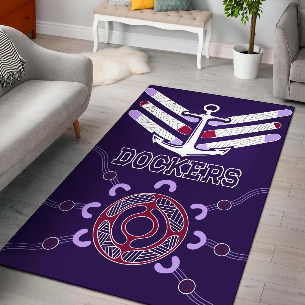 Dockers Area Rug Indigenous Fremantle - Vibe Hoodie Shop