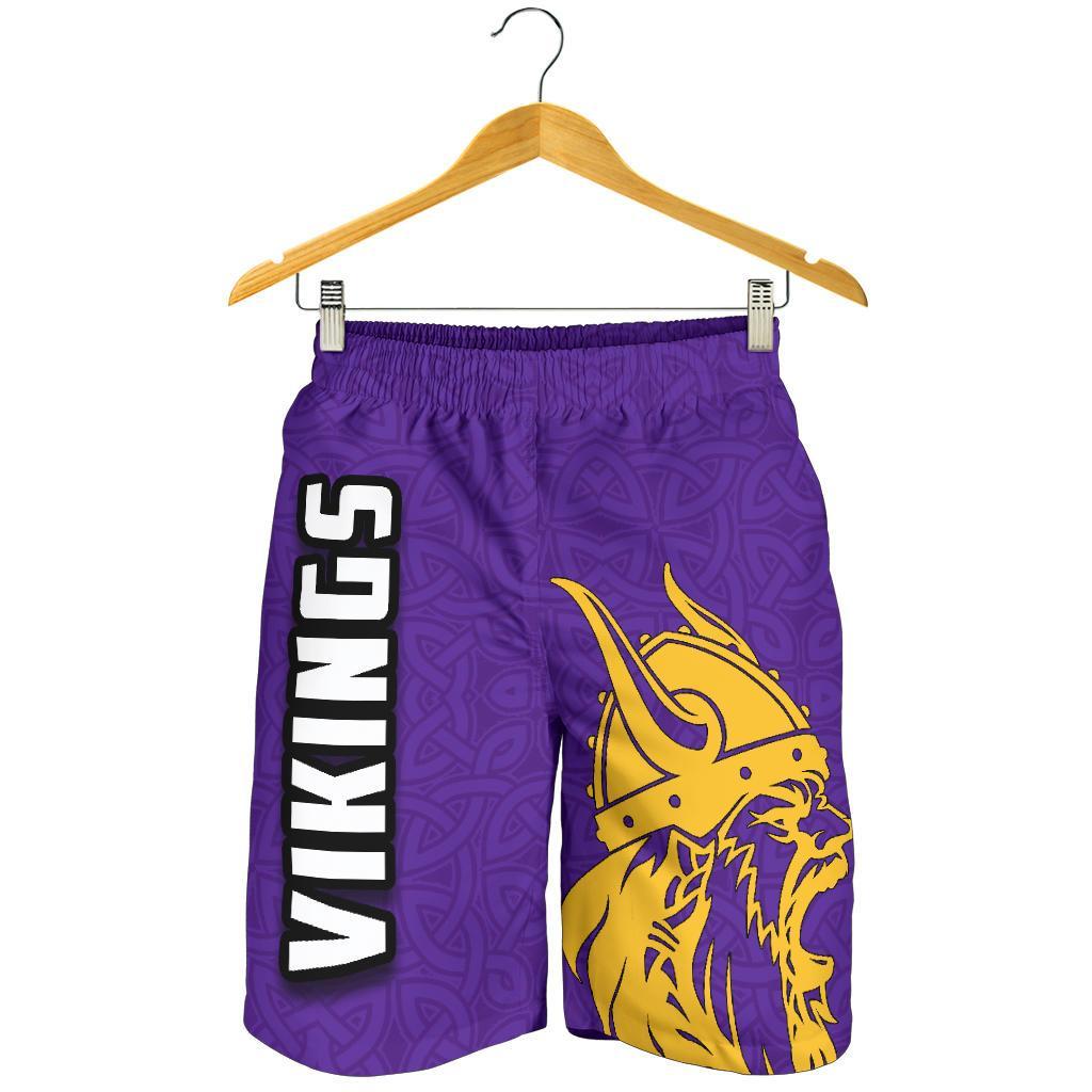 Vikings All Over Print Men's Shorts - Vibe Hoodie Shop