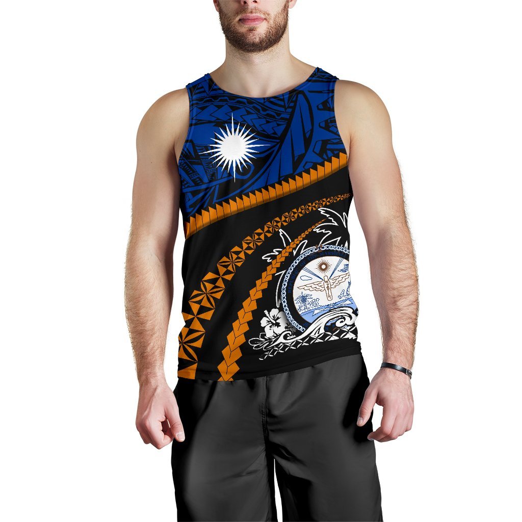 Marshall Islands Men Tank Top - Road To Hometown - Vibe Hoodie Shop