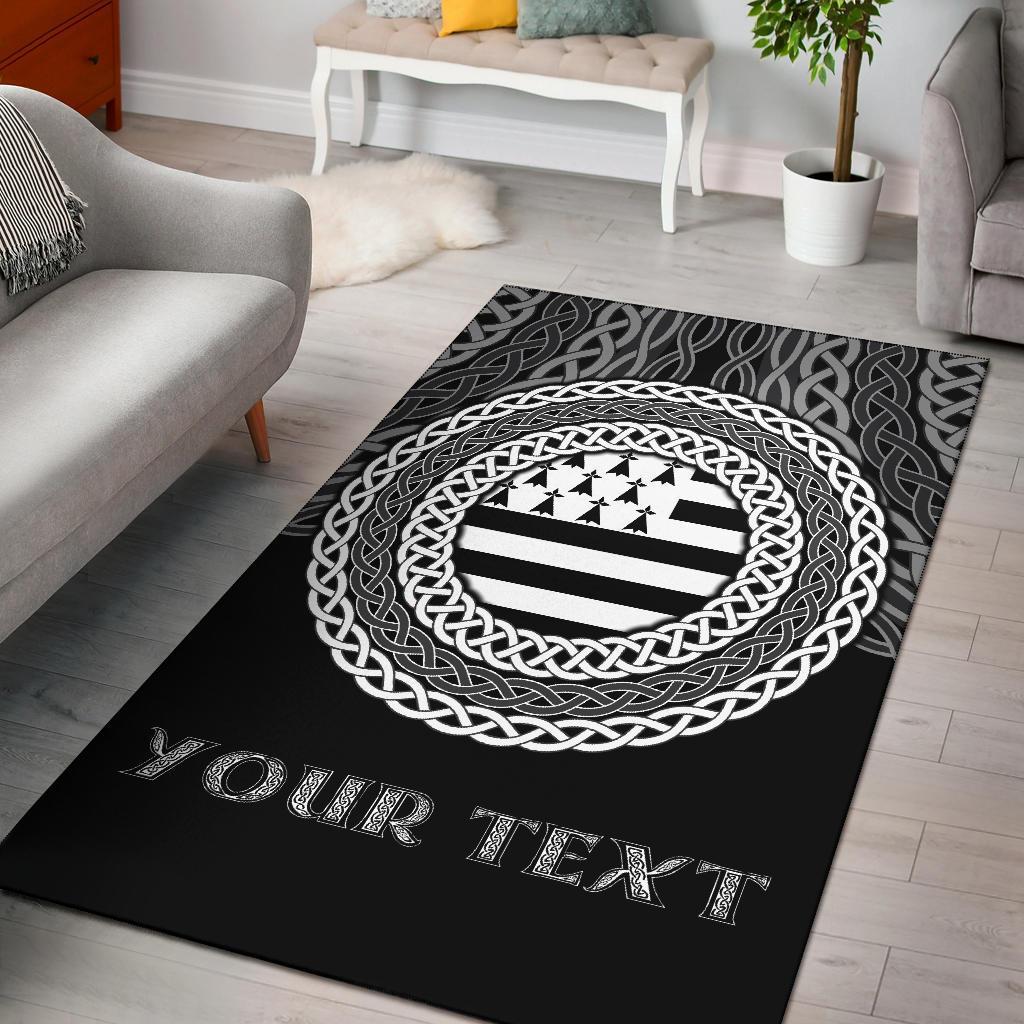 Brittany Celtic Personalised Area Rug - Celtic Pride - Vibe Hoodie Shop