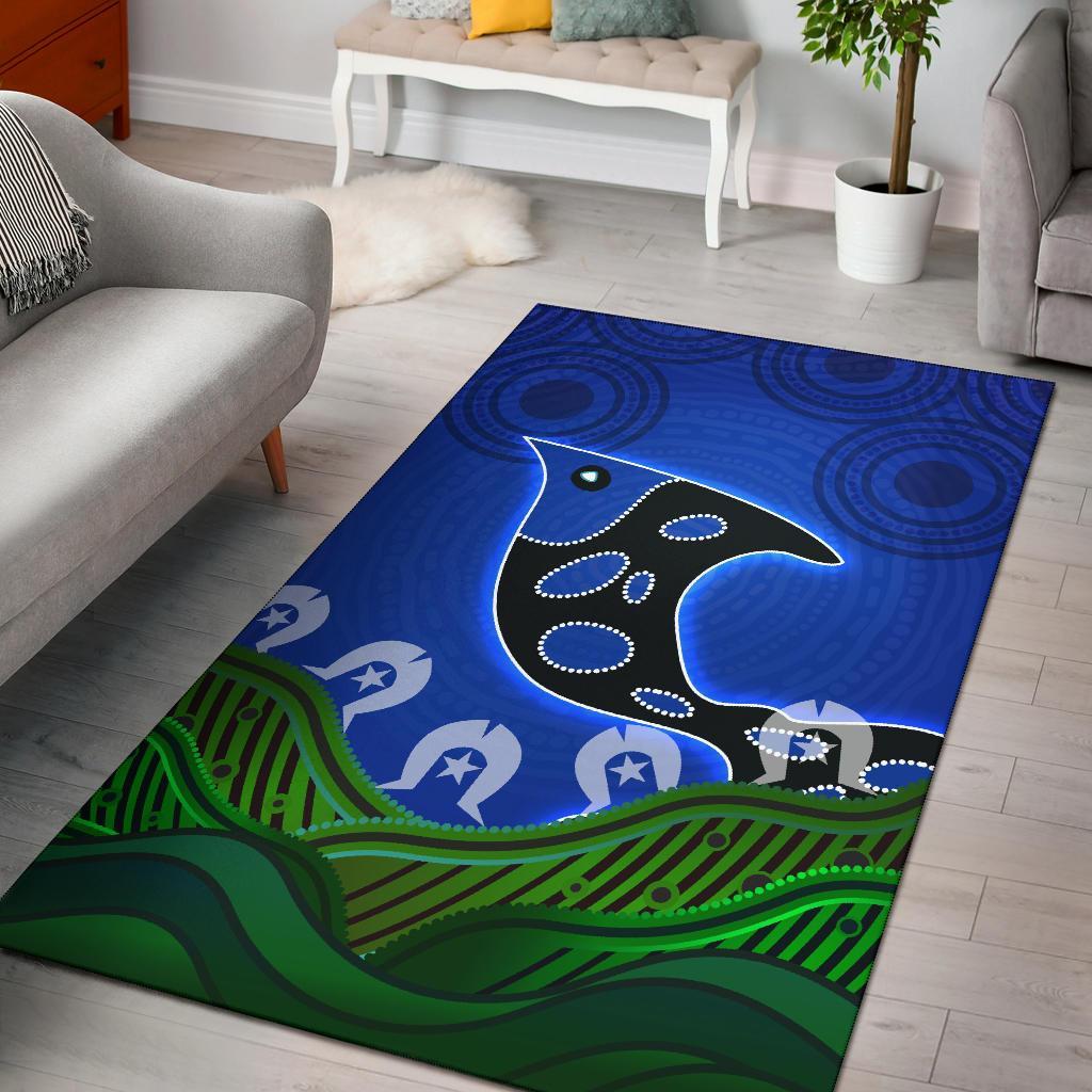 Area Rug - Torres Strait Dot Patterns - Vibe Hoodie Shop