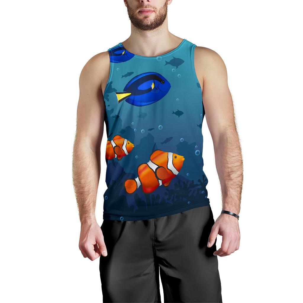 Australia Men Tank Top - Fish Mens Tank Ocean Finding Nemo - Vibe Hoodie Shop