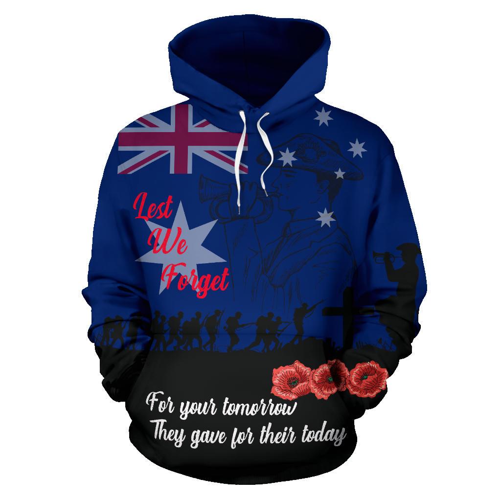 Australia Hoodie - ANZAC Hoodie Lest We Forget - Vibe Hoodie Shop