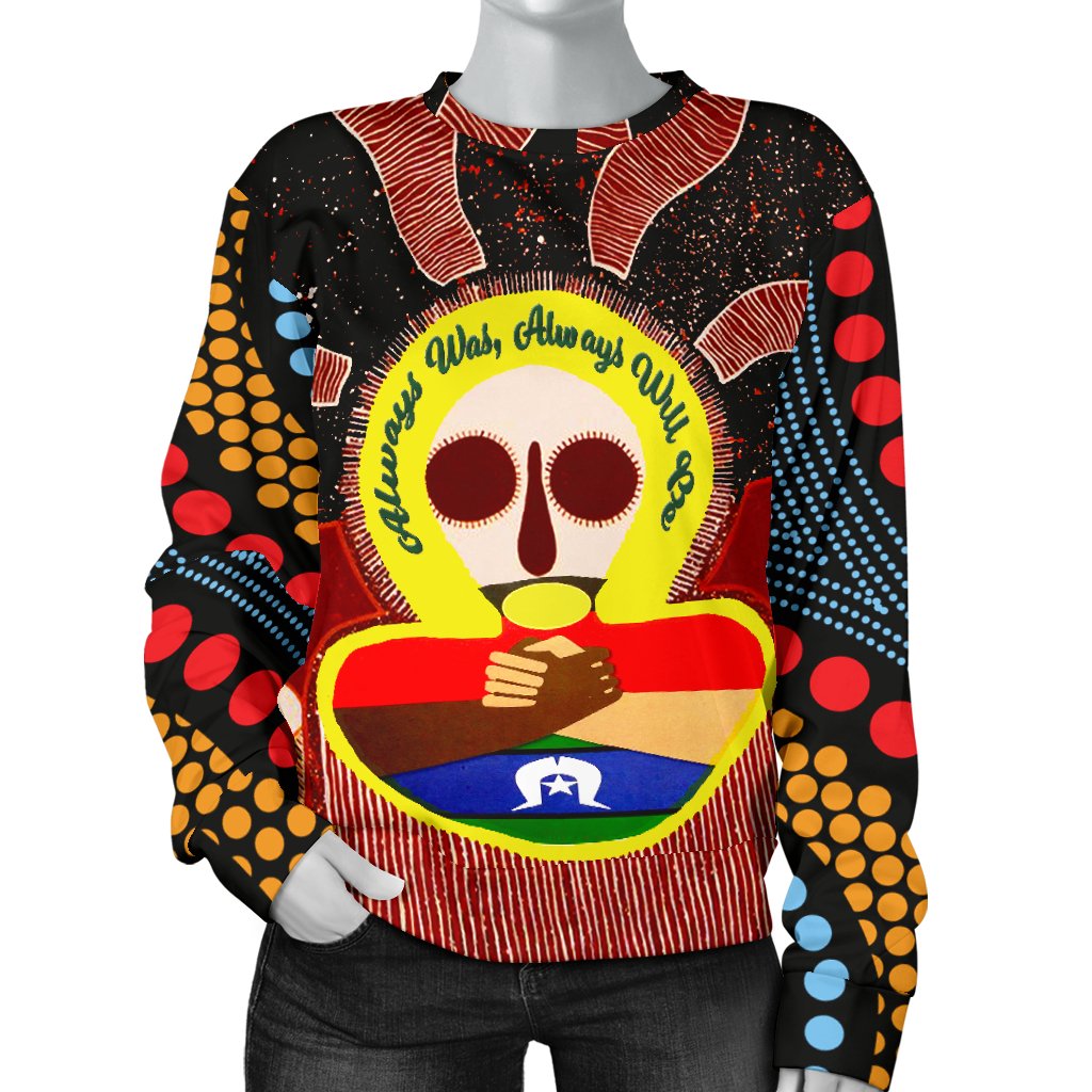 Aboriginal and Torres Strait Islanders Women's Sweater - NAIDOC Style - Vibe Hoodie Shop