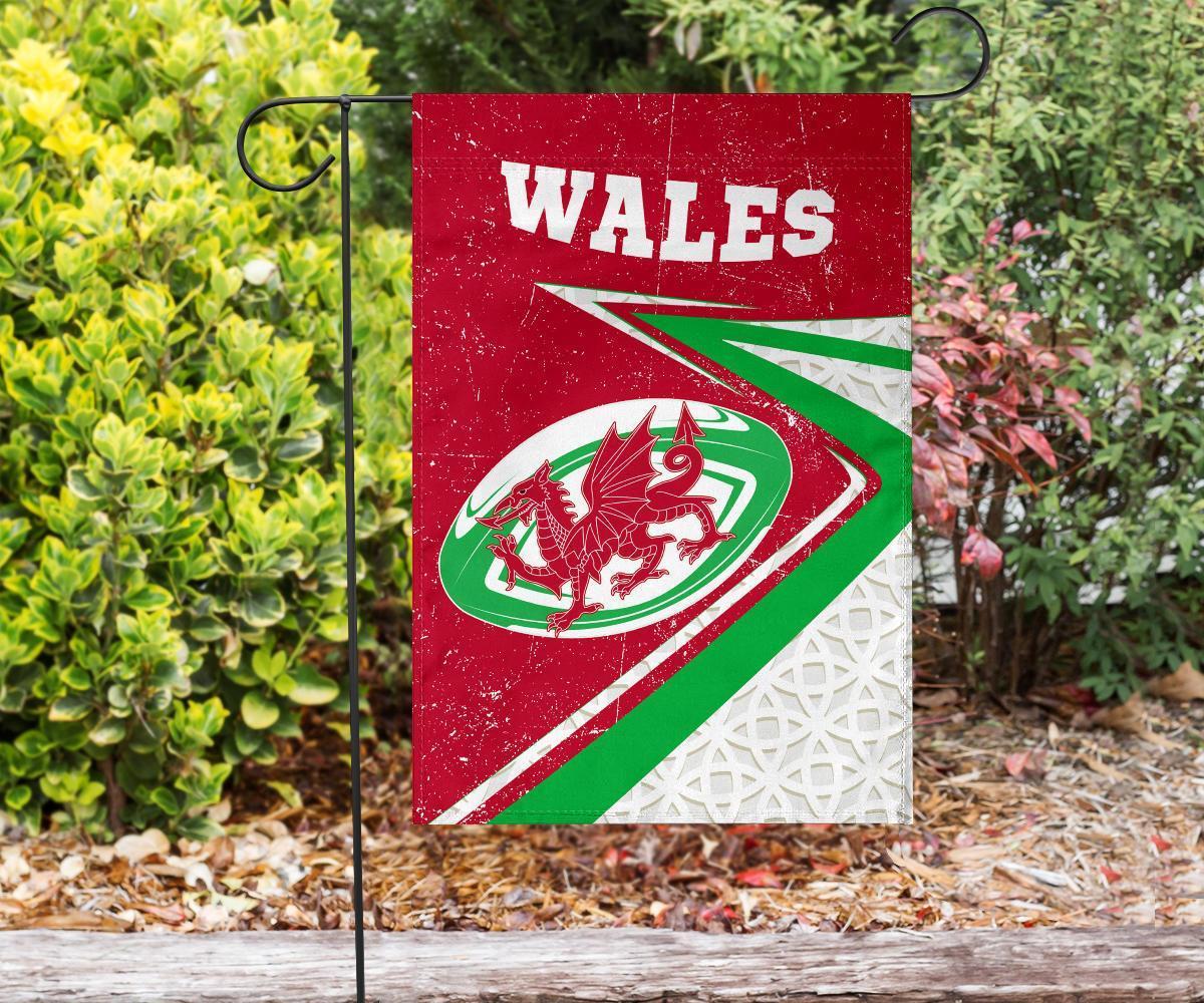 Wales Rugby Flag - Celtic Welsh Rugby Ball - Vibe Hoodie Shop