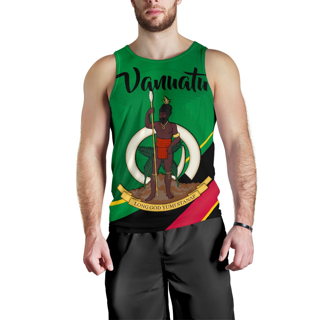 Vanuatu Rugby Men Tank Top Simple Style - Vibe Hoodie Shop