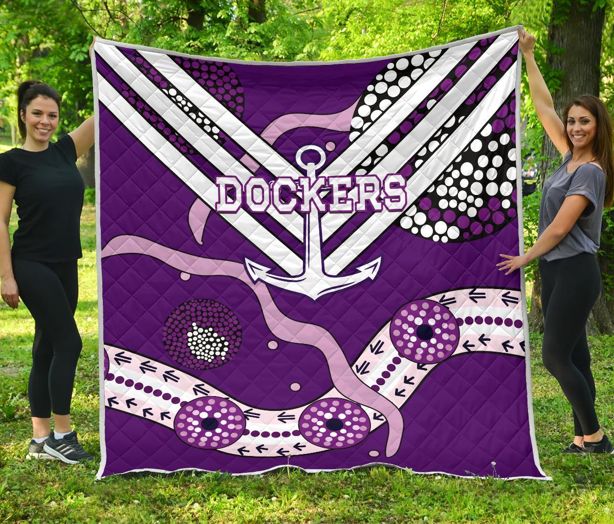Dockers Premium Quilt Indigenous Fremantle - Freo - Vibe Hoodie Shop