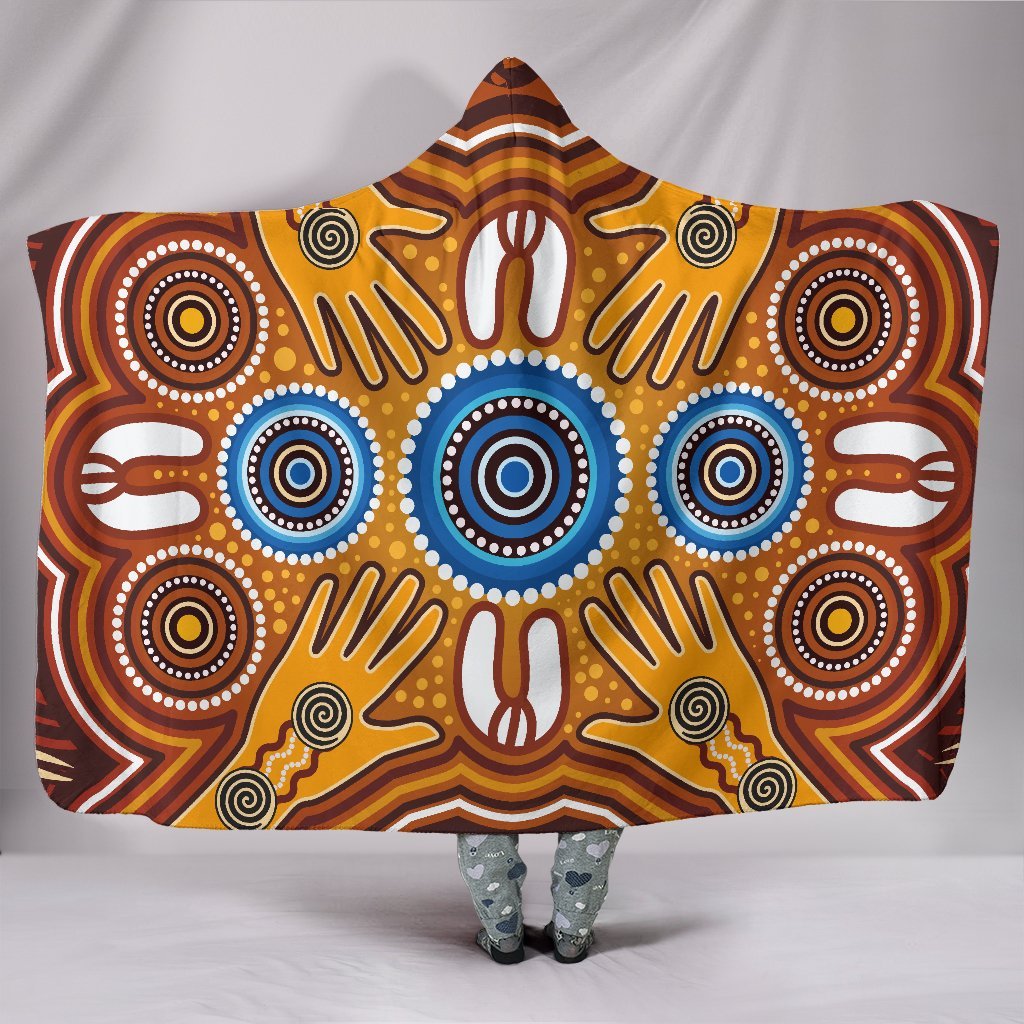 aboriginal-hooded-blanket-indegenous-dot-painting-art