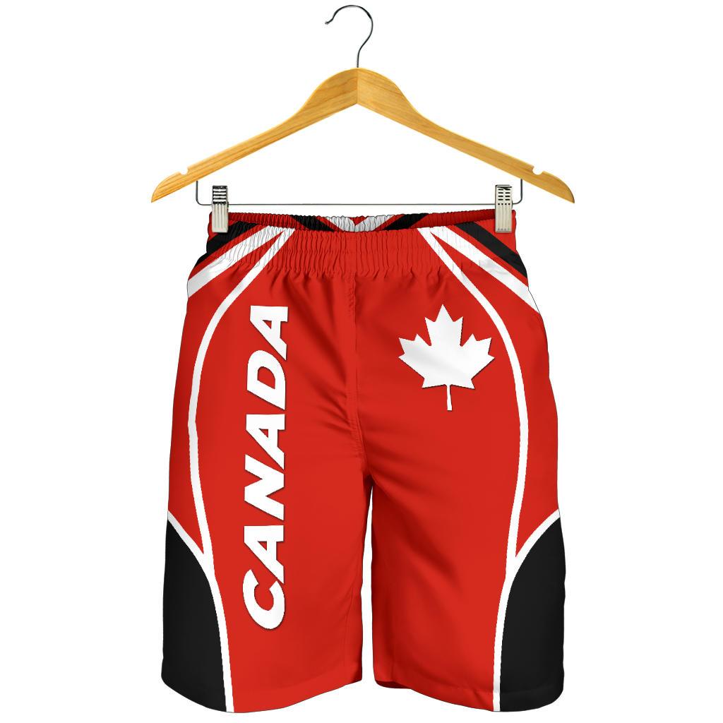 Canada Men's Shorts - Canadian Maple Leaf Sport Style - Vibe Hoodie Shop