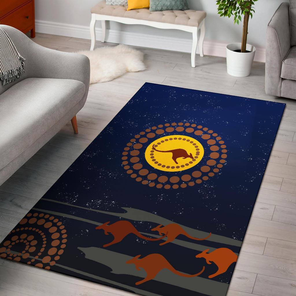 Area Rug - Kangaroo On The - Vibe Hoodie Shop